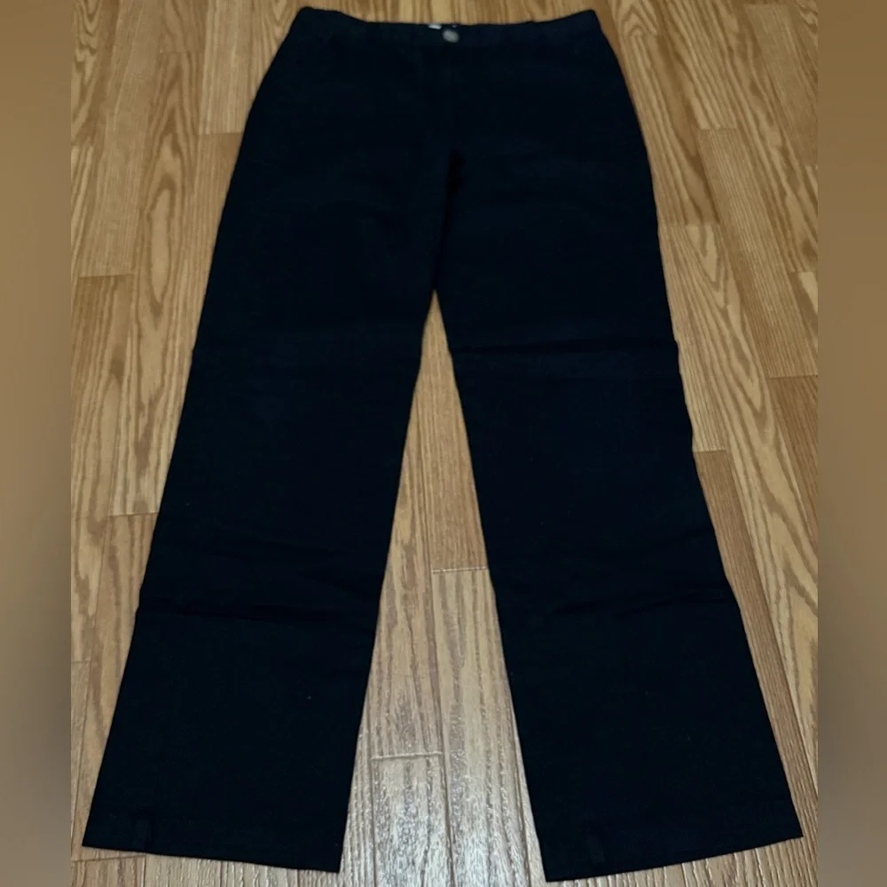 Cat & Jack Boys Casual Black Pants Sz 16 (husky) EUC Adjustable Waist